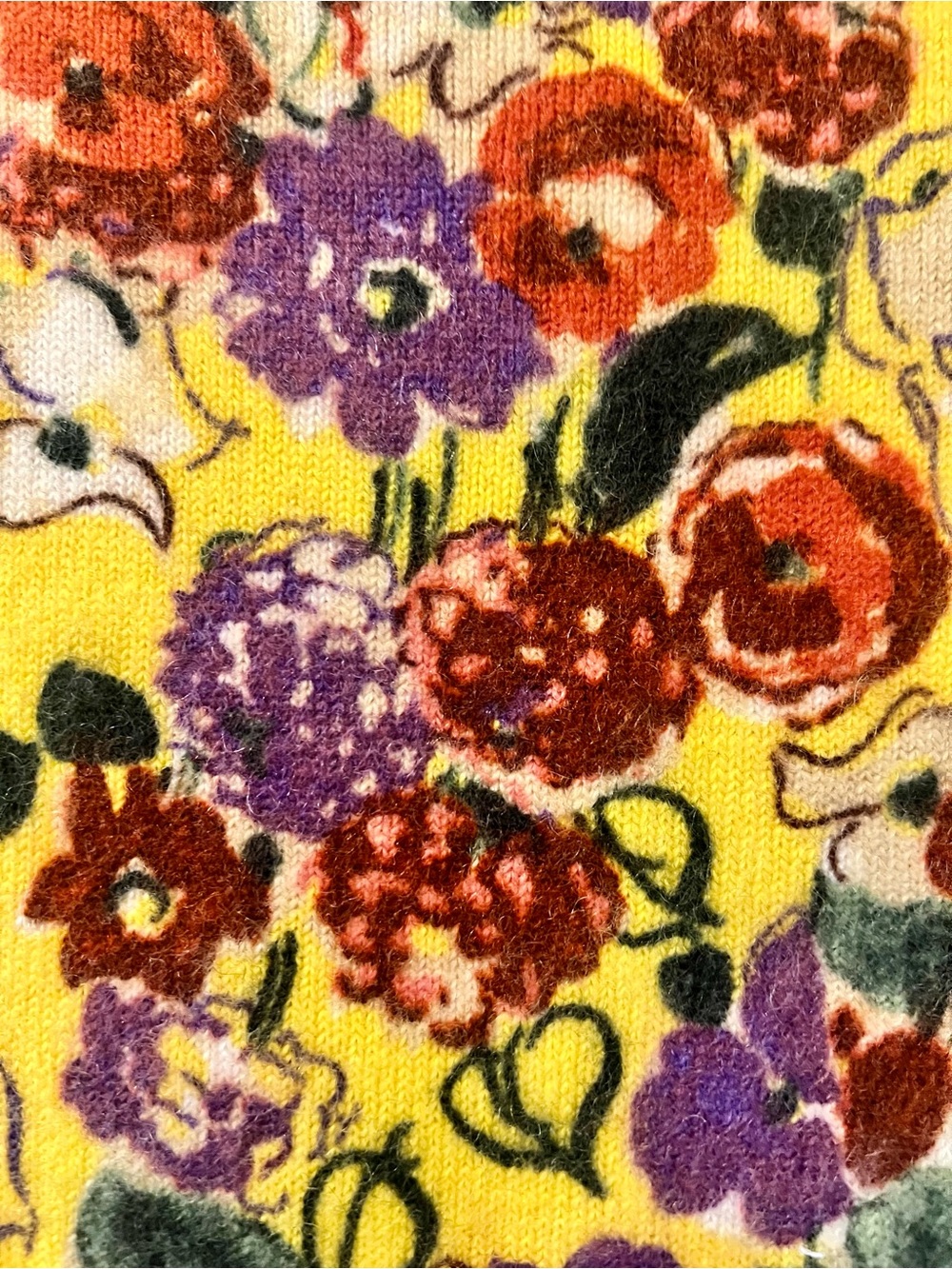 Prada Yellow Floral Pencil Skirt - Picture 10 of 12